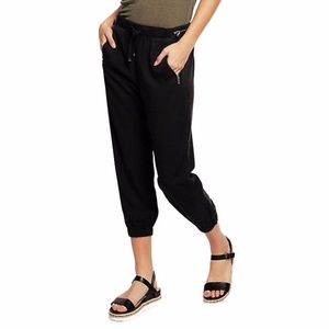 Soft joggers with zip detail